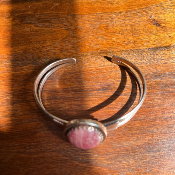 Carolyn Pollack Rhodochrosite Cabochon set in Solid Sterling Silver!  💕 - Picture 2 of 6